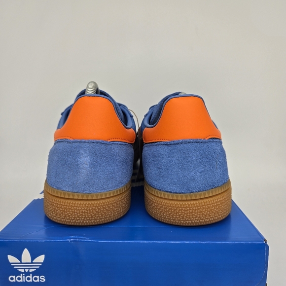 New Adidas Handball Spezial 'Focus Blue Orange Gum' Men's Shoes Size 9 - Picture 4 of 8
